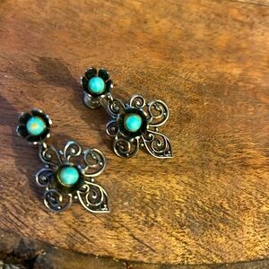TURQUOISE VINTAGE EARRINGS